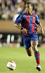 O partido de Ronaldinho fronte ó Deportivo